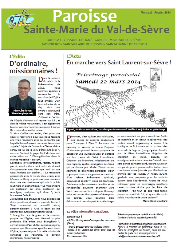 Journal paroissial