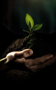 environment, ecology, environmental protection, nature, agricultural turnaround, floor, earth, humus, plant, biomass, compost