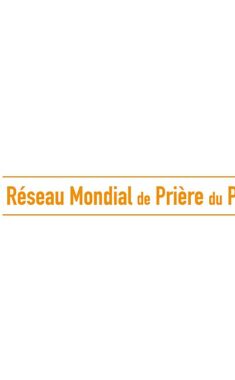 Logo Reseau Mondial de Priere du Pape Pontifical Work FR Horizontal
