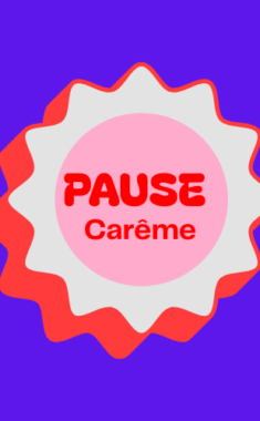 Rose Blanc Rouge Pop Retro Logo Friperie seconde main